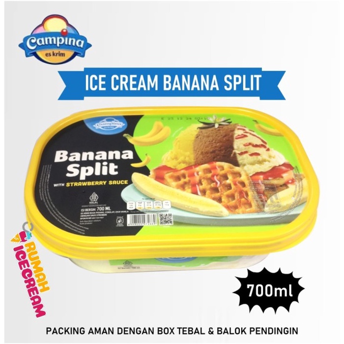 

Ice Cream / Es Krim Banana Split Campina