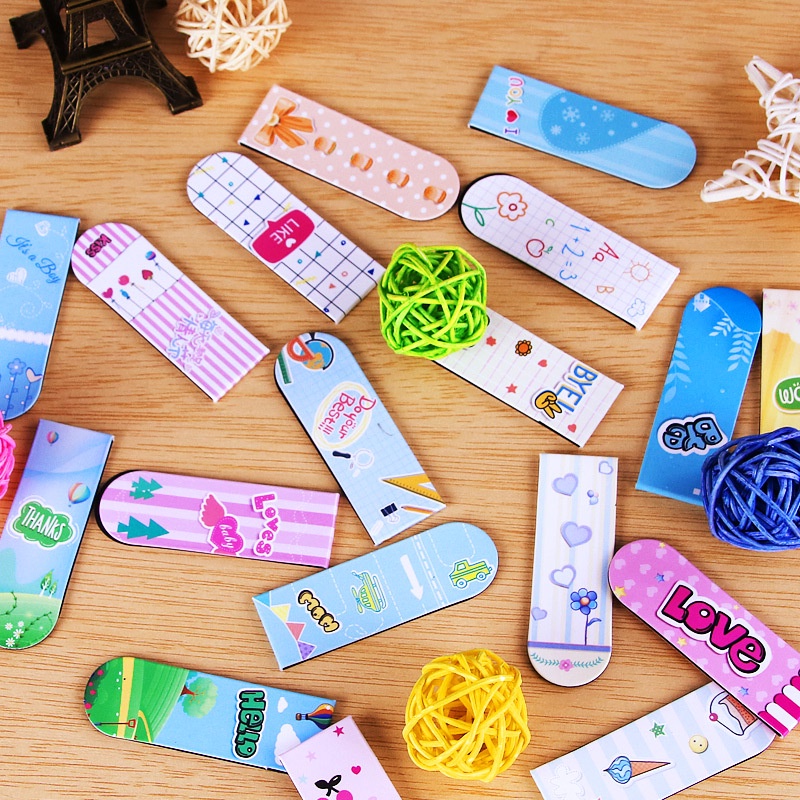 ⭐️𝐈𝐇𝐒 𝟕𝟏𝟗 𝐋𝐚𝐦𝐩𝐮𝐧𝐠⭐️Pembatas Buku Motif Cartoon Penanda Buku Magnet Bookmark