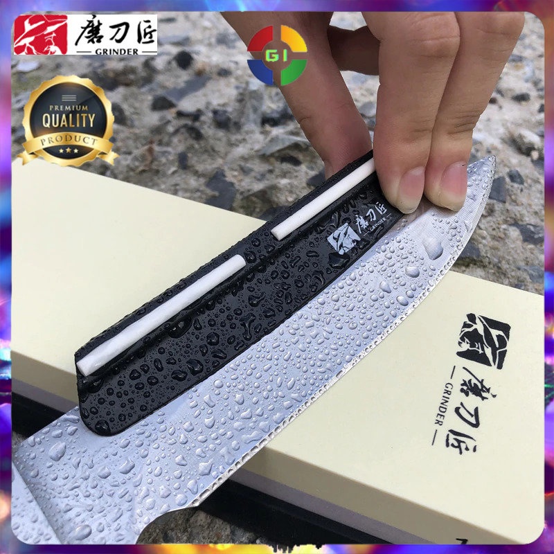 Alat Bantu Asah Pisau Sharpening Stone Angle Guide 15 Degrees Black