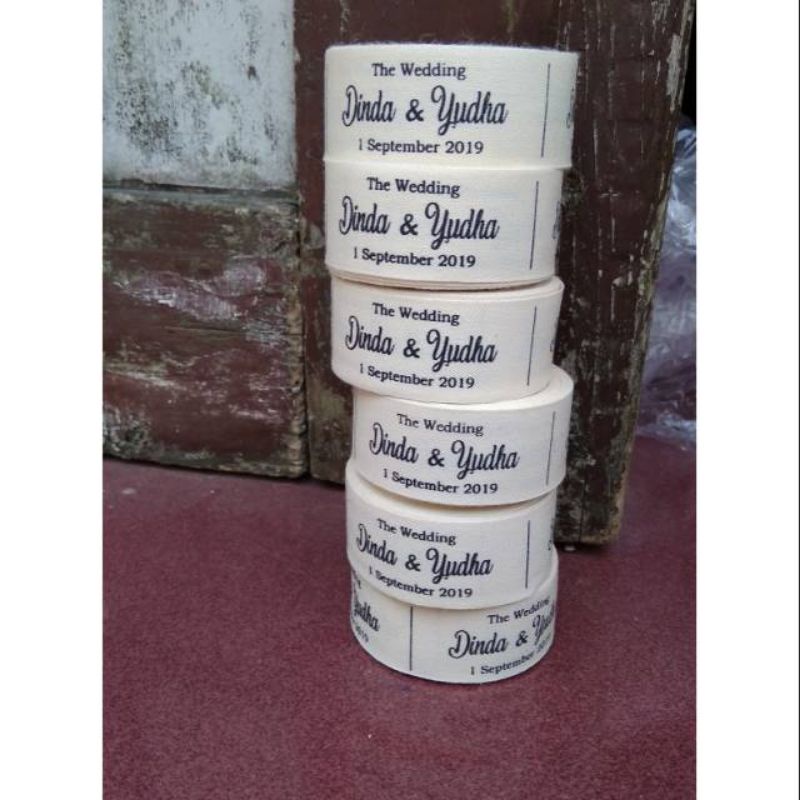 Label Katun 3cm / Label gamis / label mukena / label hijab / label souvenir / label premium / label 