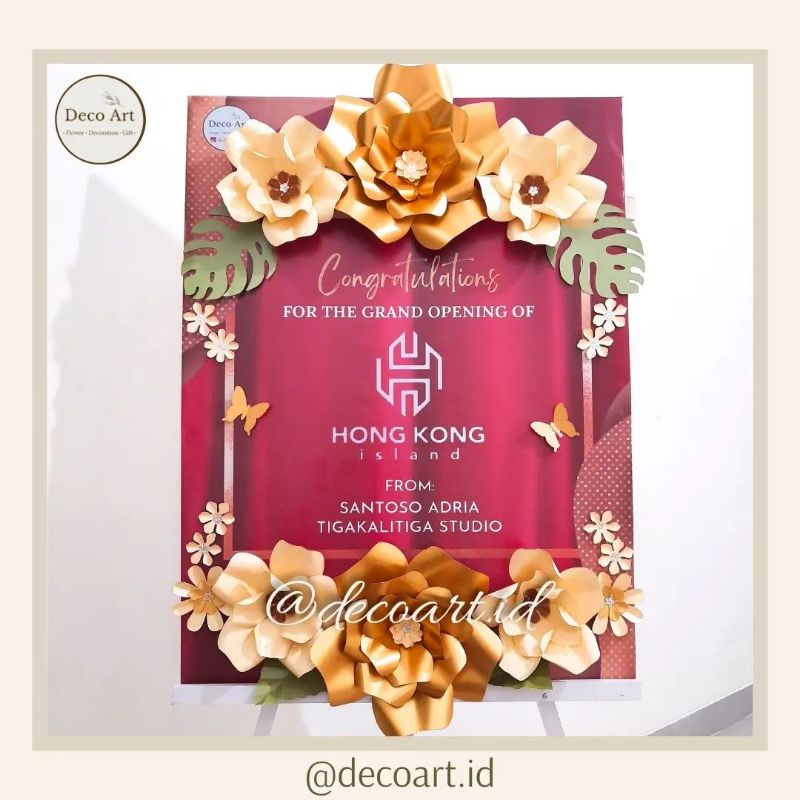 Papan Bunga Kertas