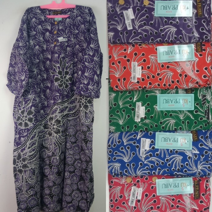 DASTER KENCANA UNGU PRABU LENGAN PANJANG JUMBO