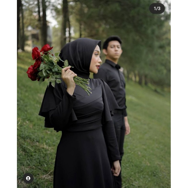 Clara Maxi S M L XL Dress 70734 (KUALITAS SUPER) Gamis Rana Scuba Longdress Muslim Fashion Terbaru