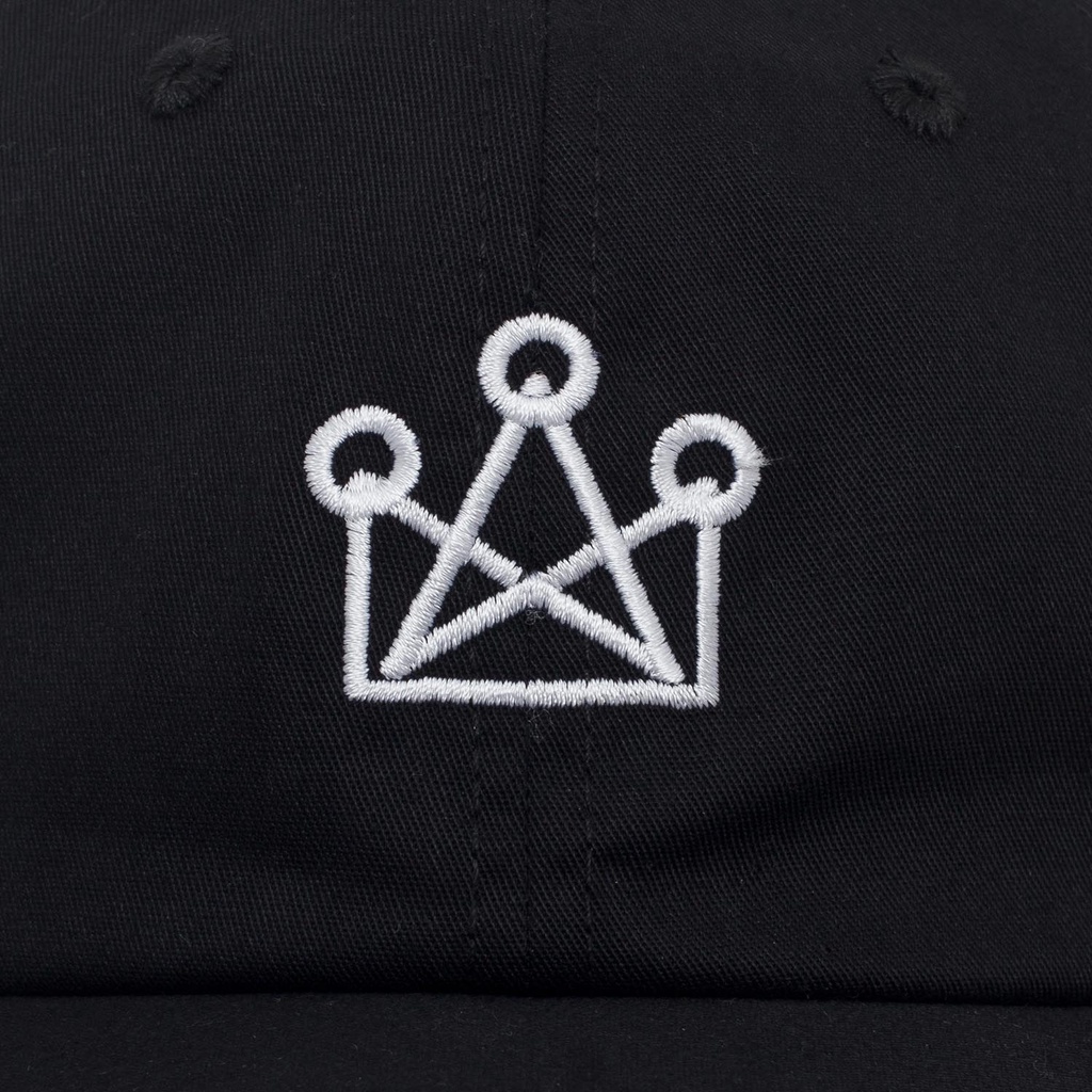 Screamous Hat PoloCap CROWN SYMBOL BLACK Topi Pria