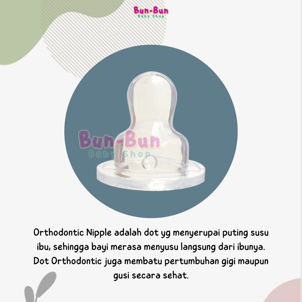 DODO Botol Susu Bayi 125ml ORTHODONTIC Nipple Gepeng Bottle Baby New Born Perlengkapan Baru Lahir Newborn BPA FREE Peralatan Makan MPASI Bunbunbabyshop