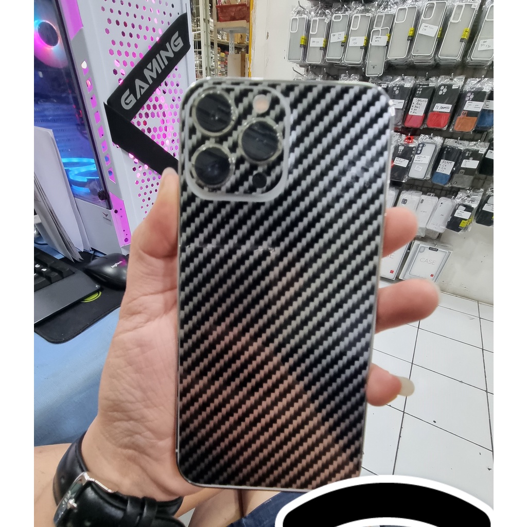 Metalic ! SKOTLET Carbon Back Samsung S9 S9+ S8 S8+ S7 Flat S7Edge S6 S6Edge S6 Edge Plus Skin Garskin Skotlite Scotlite Scotlet Anti Jamur Gores Pelindung Belakang Warna Hitam Silver Emas Plus Antigores Colour Full Laris Viral Model Baru 4G 5G FLat Plus