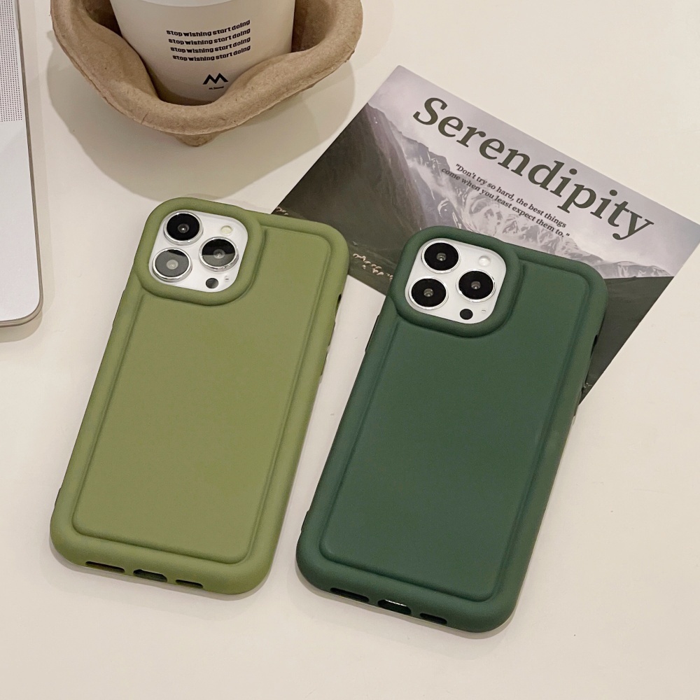 IPHONE Fashion Gaya Keren Blueberry Phone Case Kompatibel Untuk Iphone14 13 12 11 Pro Max 14 Pro Max Shockproof Matte Liquid Silikon Lembut TPU Belakang Ponsel Cover