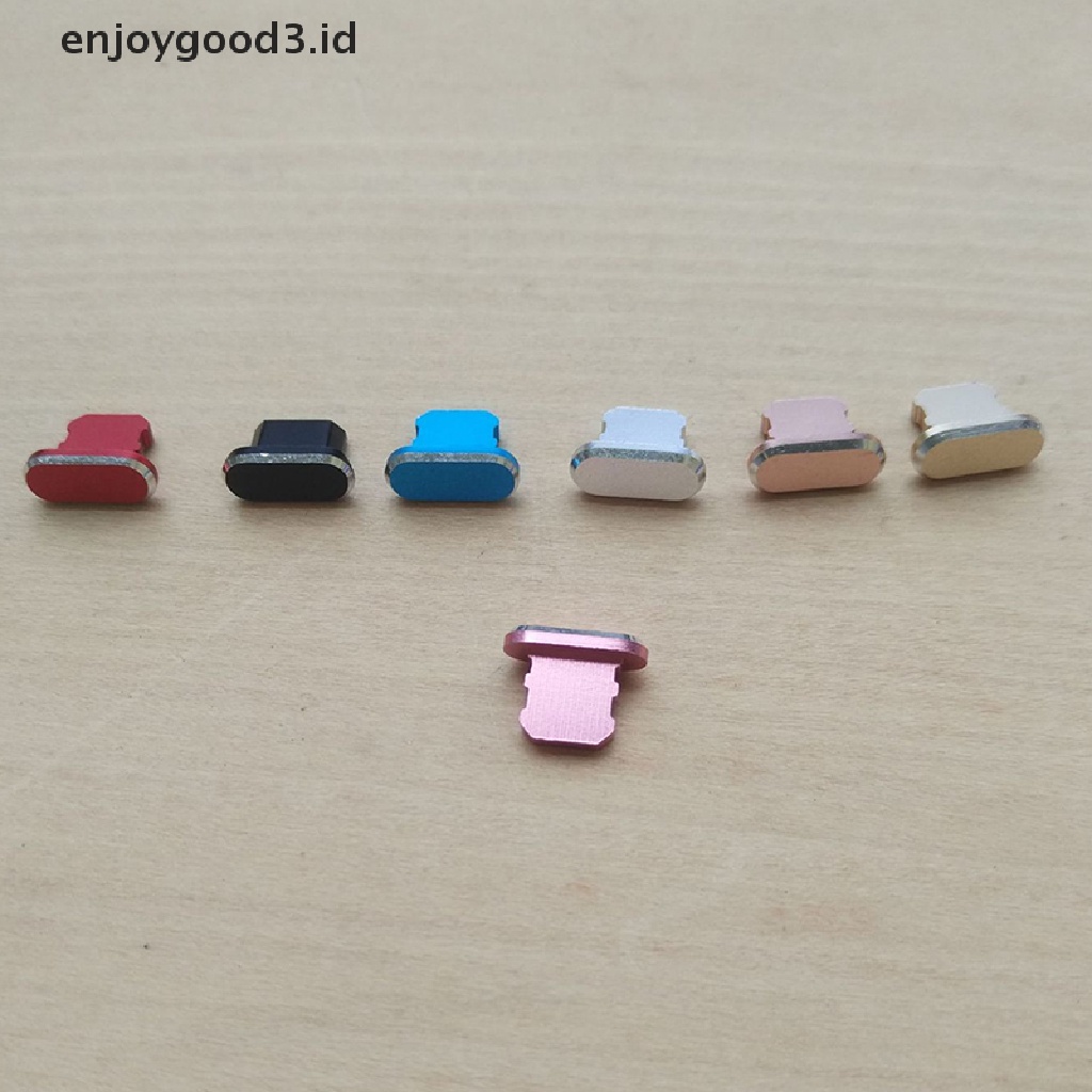 [Rready Stock] Steker Debu Metal Charging Port Colokan Debu Colokan Debu Mini Untuk iPhone (ID)