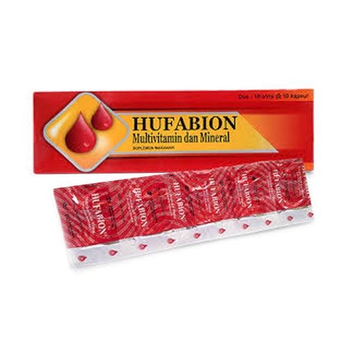 Hufabion Strip Multivitamin Dan Mineral Penambah Darah Strip ORIGINAL-BPOM