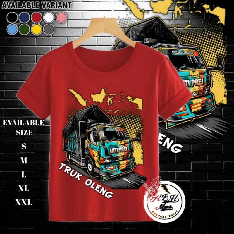 Kaos Baju T-shirt Distro anak Laki-laki/perempuan gambar TRUK OLENG murah/bagus/import baju anak lak