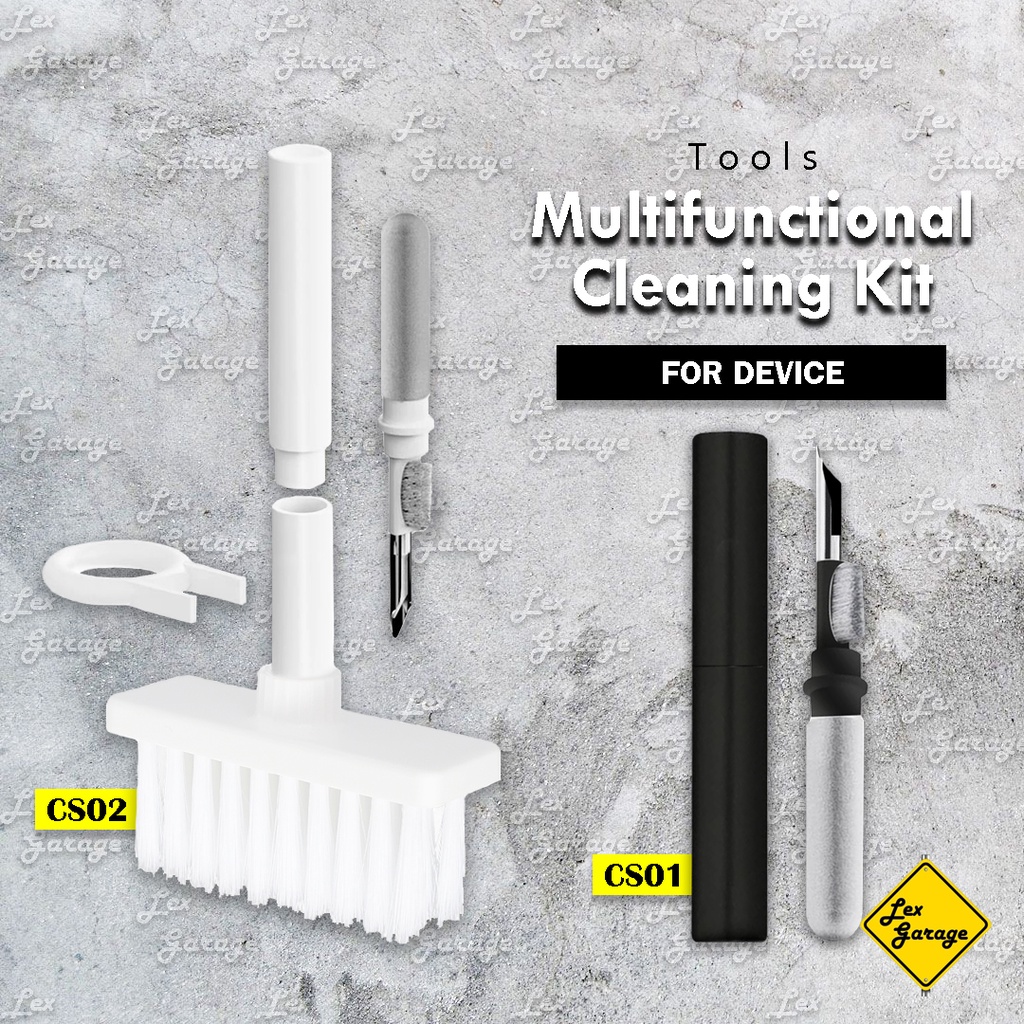 Sikat Kuas Pembersih Keyboard TWS Airpods Earphone Bluetooth HP Laptop