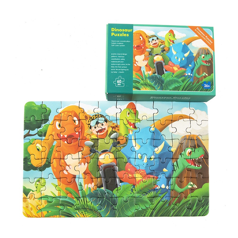 HZ Puzzle Jigsaw Kayu 60pcs Kotak Box Puzzle Wooden 60pcs Mainan Edukasi Puzzle Jigsaw Kaleng