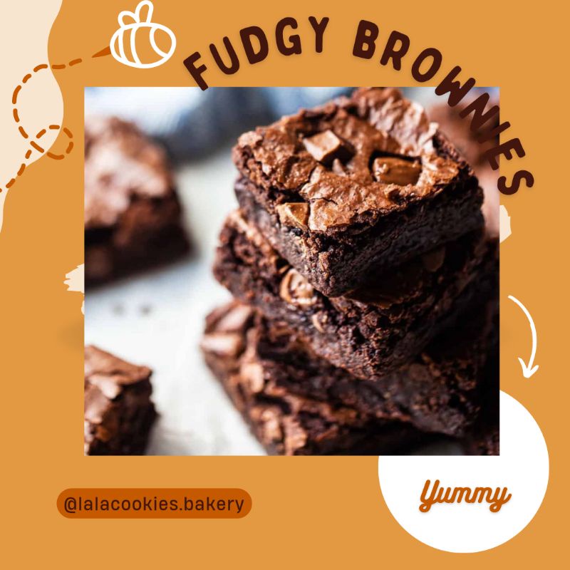 

PREMIUM FUDGY BROWNIES / BROWNIES FUDGY SEKAT