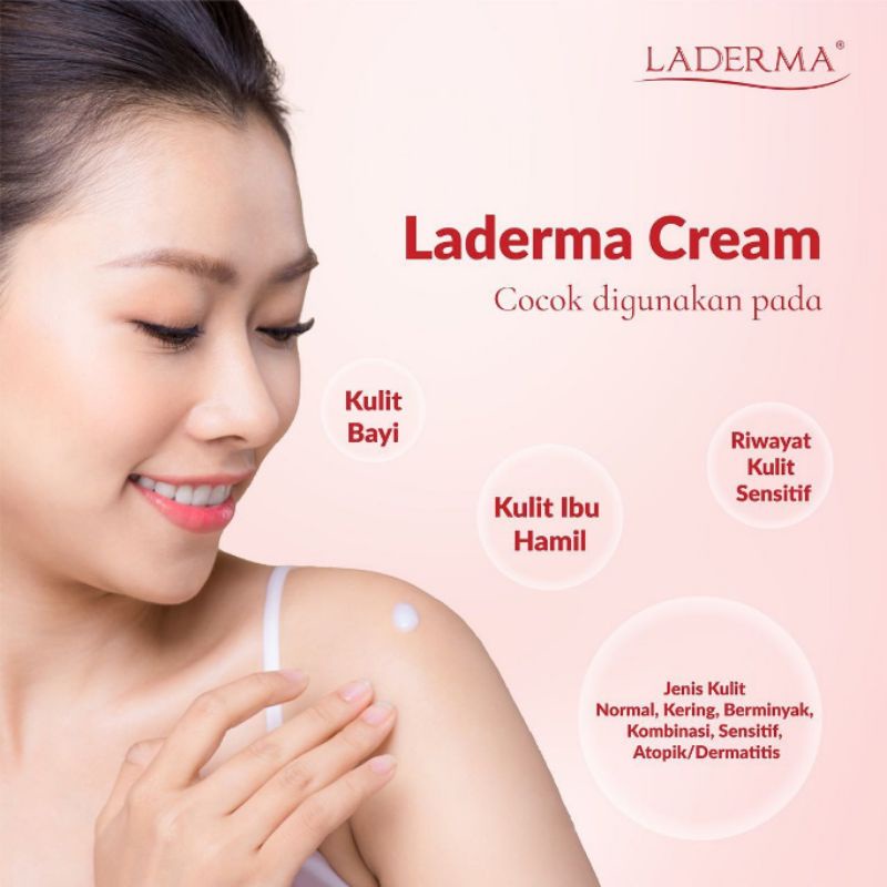 Laderma Cream / Krim Melembabkan dan Menghidrasi Kulit 8ml