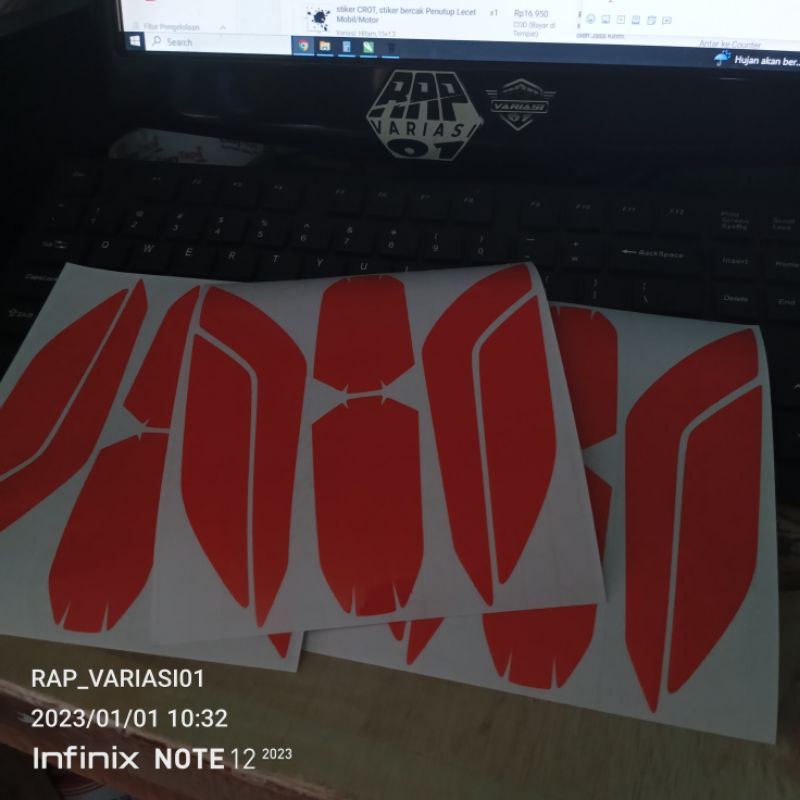 SEN VIETNAM, STIKER SEN MOTOR VARIO MODEL VIETNAM,STIKER MOTOR VARIO Lama dan Vario New 2023