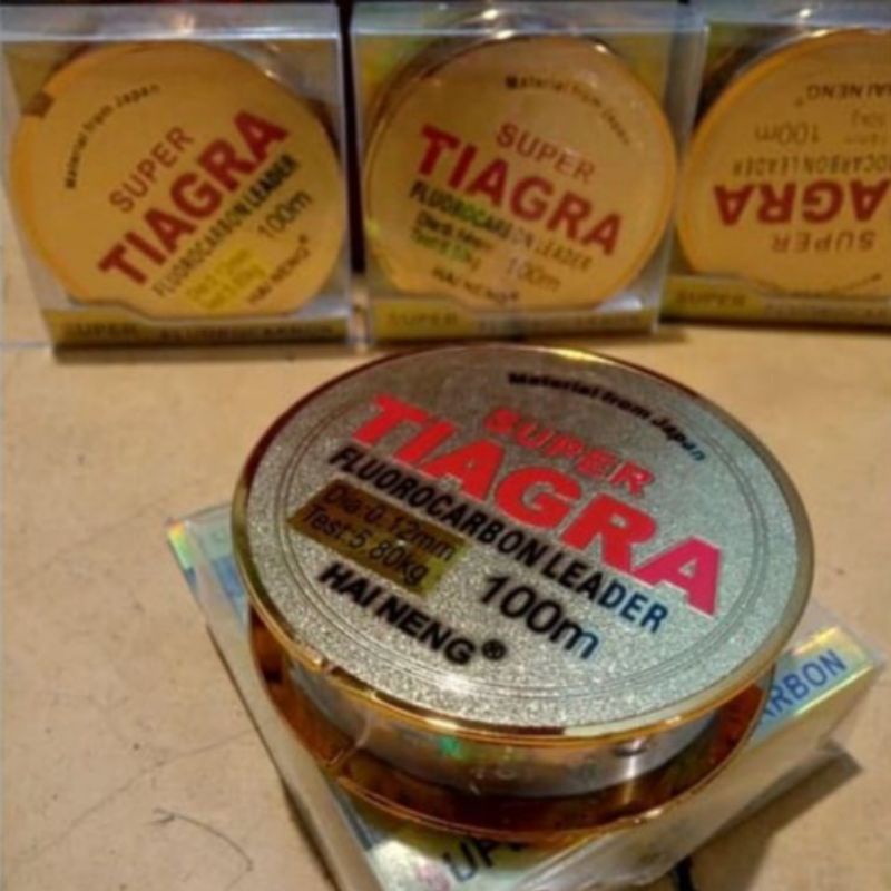 SENAR PANCING TIAGRA FLUOROCARBON LEADER 100 M