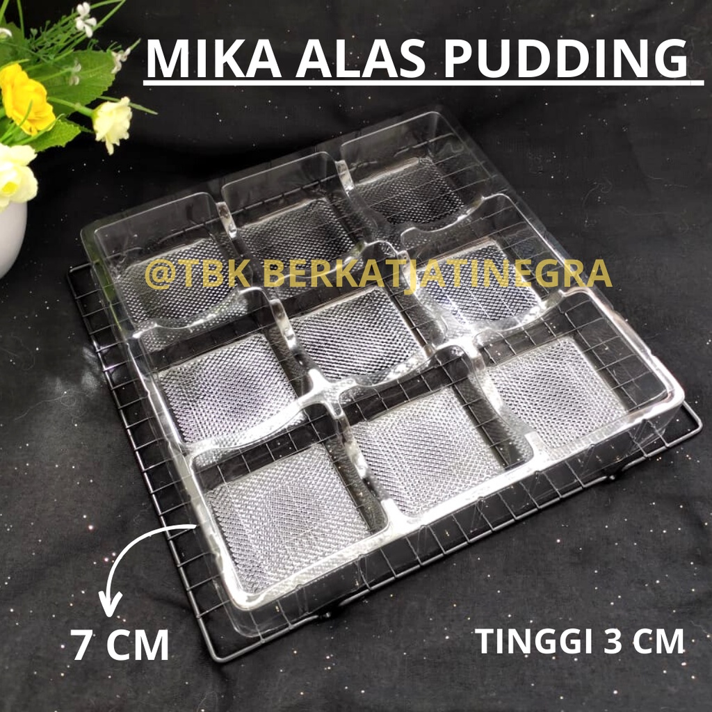 ALAS MIKA PUDING SEKAT 9/ ALAS PUDING / 5PCS