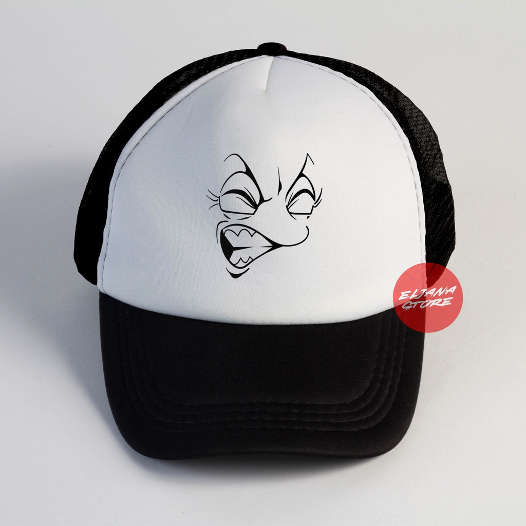 Topi Trucker Emoji | Sad | Smile | Angry