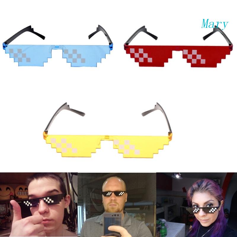 Mary Universal Mosaic Sunglasses Novelty &amp; Gag Remaja Cosplay Perlengkapan Baju Pesta