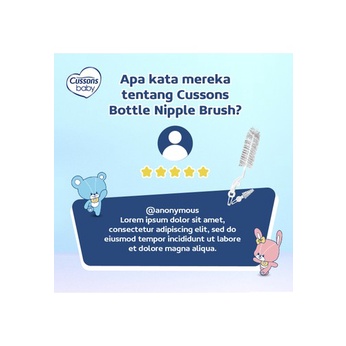 Cussons Baby Sikat Botol Bayi / Foldable / Baru