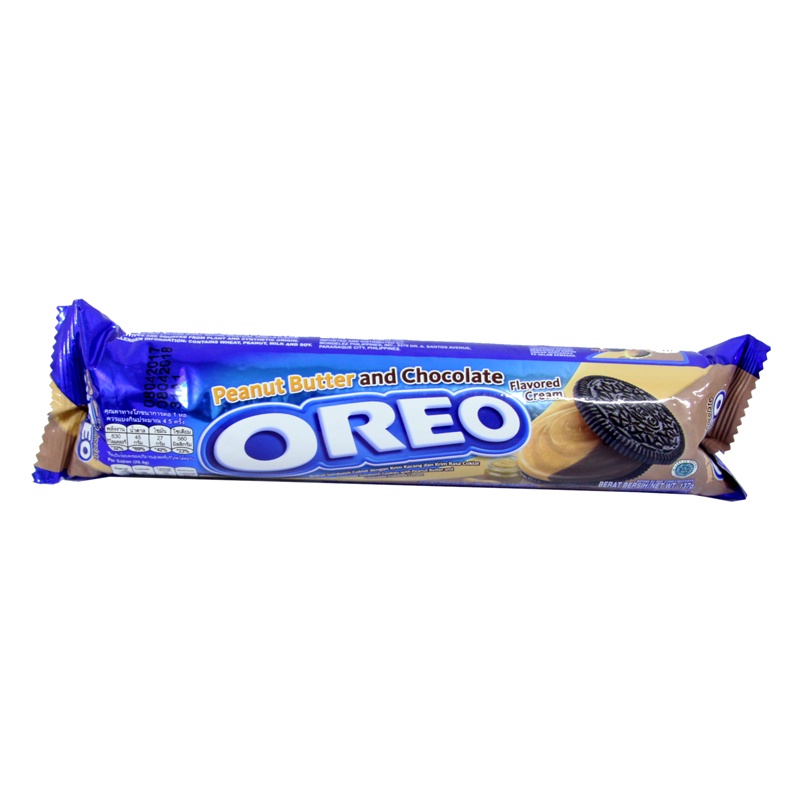 

Oreo Biscuit Peanut Butter & Choc 119Gr