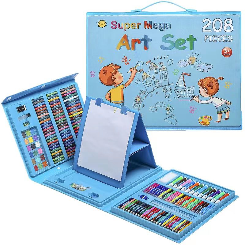 Crayon Anak Pengasah Arshet 208pcs Alat Menggambar Melukis Anak Anak