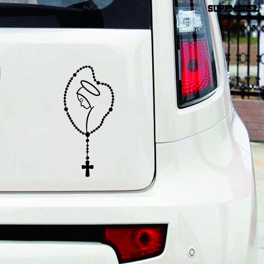 [SM] Self-adhesive Mary Rosario Mobil Body Bumper Jendela Stiker Decals Hias Untuk Bus Auto Truck