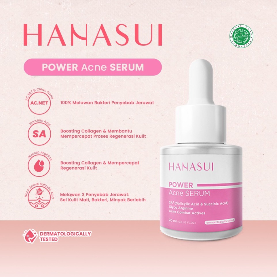 Paket Hanasui Power Serum/Serum wajah/Hanasui