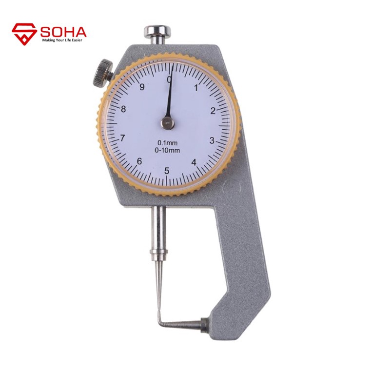 Thickness gauge Alat Ukur Ketebalan Hollow atau Logam Bentuk Bulat Model Digital atau Jarum Dial TK-09 TK-10