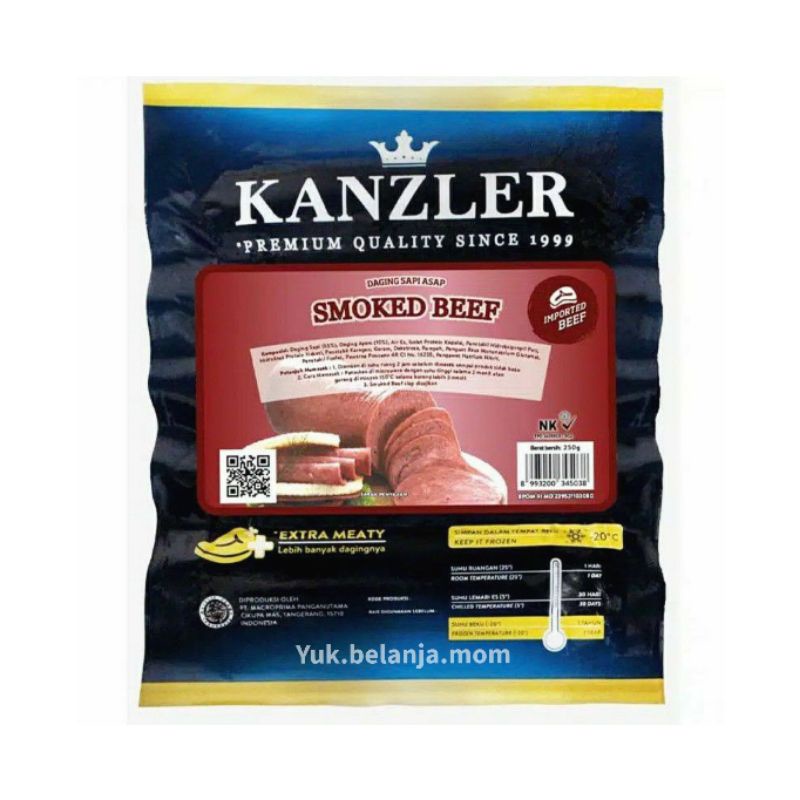 

kanzler smoked beef 250gr
