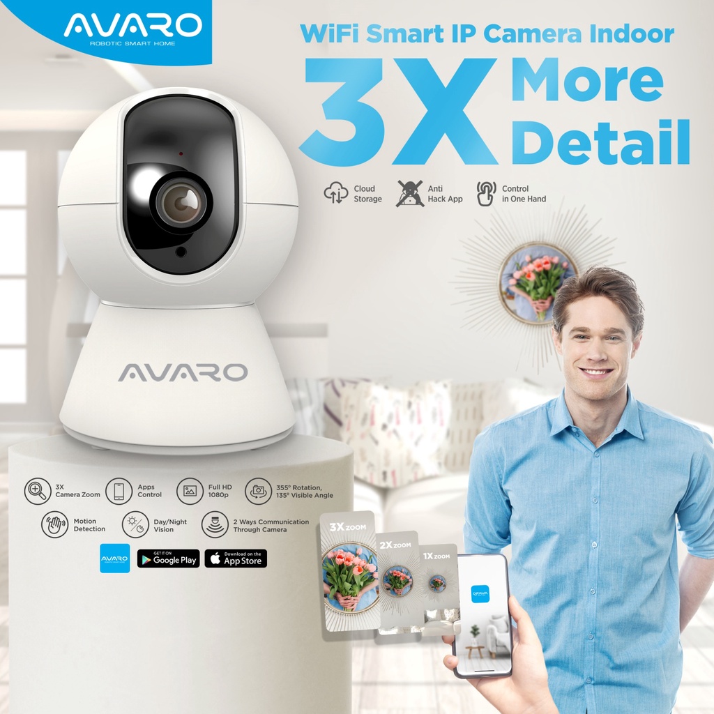 AVARO WIFI SMART IP CAMERA K-259 CT01