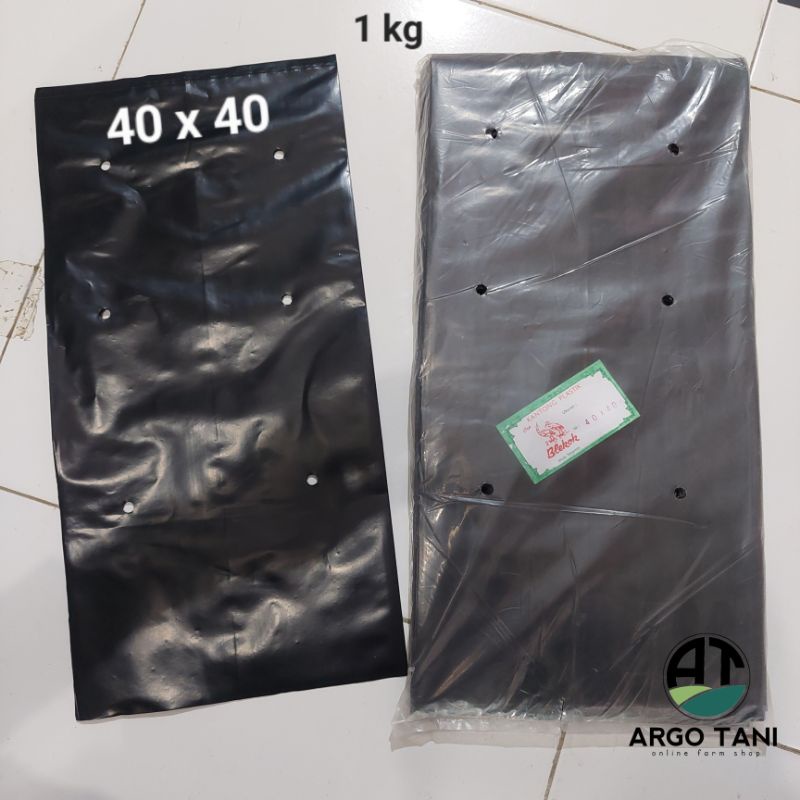 Polybag hitam 40 x 40 , 1 kg
