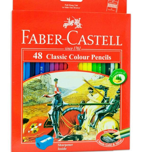 

ジ PENSIL WARNA FABER CASTELL ISI 48 Kekinian