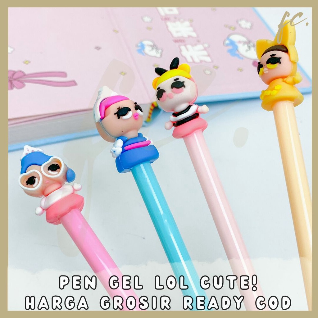 

Pen Gel / Pulpen Tinta Hitam Karakter Kartun LOL Surprises Doll Boneka Anak Perempuan Alat Tulis Souvenir Hadiah Grosir Ready COD