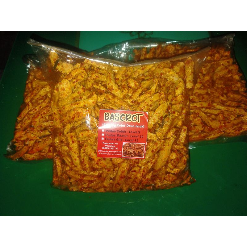 

Basreng Pedas Daun Jeruk 1kg || BASROT || Basreng Viral
