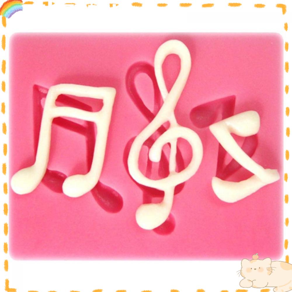 Solighter Cetakan DIY Fondant Sugarcraft Musical Note