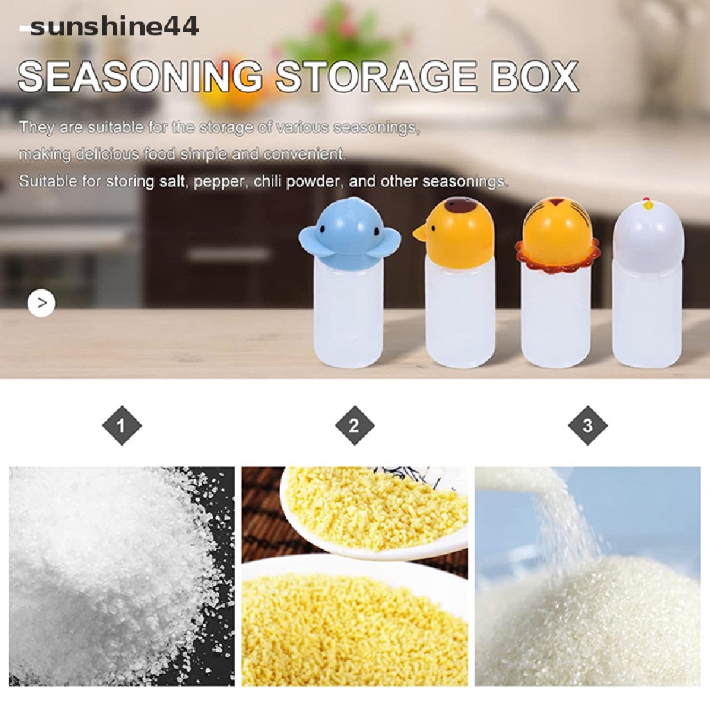 Sunshine 6Pcs Botol Saos Kecap Mini Portabel Seasoning Sauce Bottle Alat Dapur.