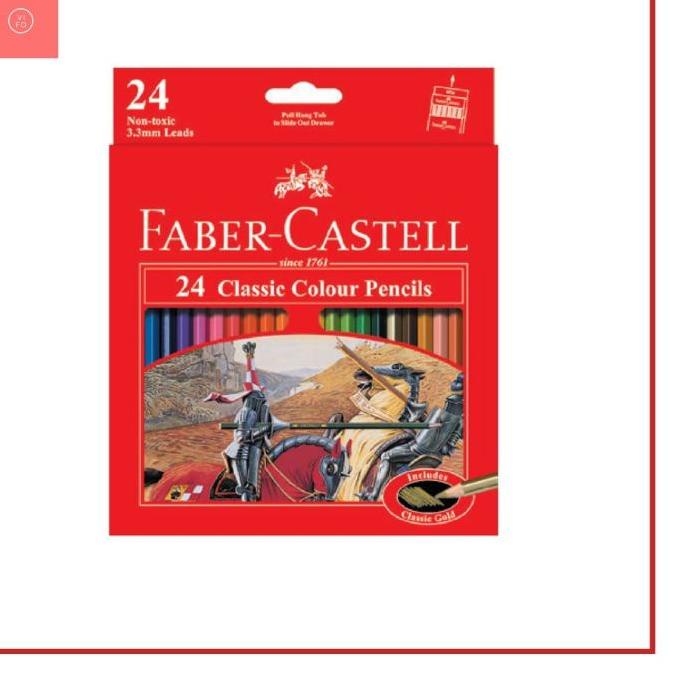 

오 Pensil Warna Faber Castle Classic 24 Warna Terbaik!!