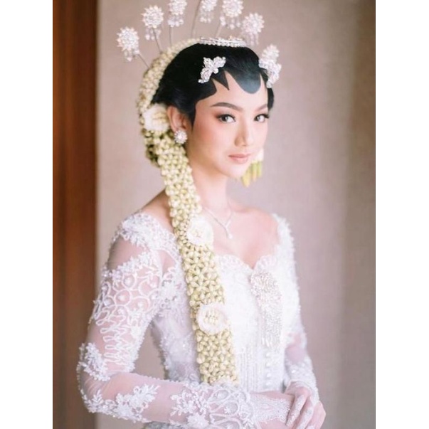 Melati Imitasi Hiasan Pengantin Tibo Dodo ( Jurai Dada )