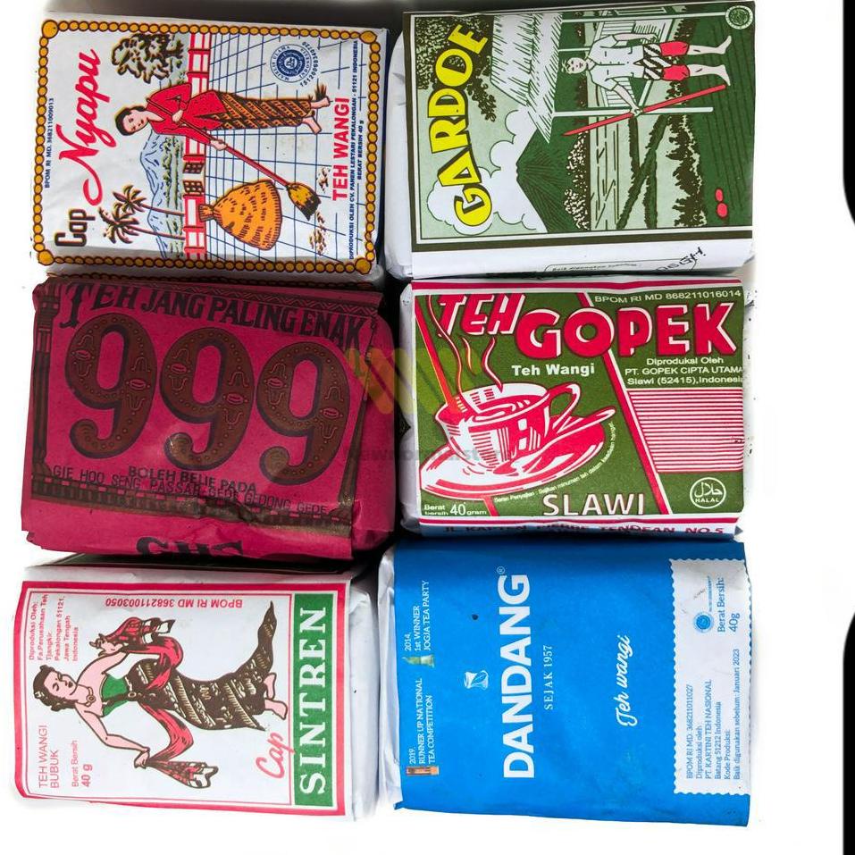 

【Penjualan Terbaik】✅COD PAKET 6 TEH KOMBINASI KHAS SOLO / RACIKAN SPESIAL TEH CAP 999 GOPEK NYAPU SINTREN DANDANG GARDOE