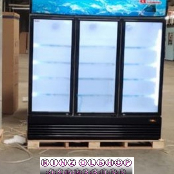 Rant Showcase Daimitsu Disc-1380 Display Cooler 3 Pintu Disc1380