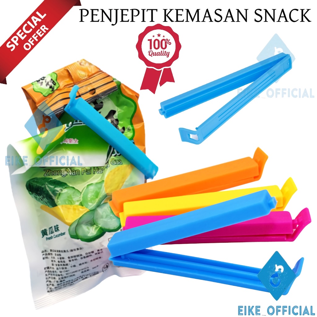 [EIKE] JEPITAN SNACK / PENJEPIT SNACK / ALAT JEPIT KEMASAN SNACK MAKANAN RINGAN / SEAL FOOD / CLIP FOOD