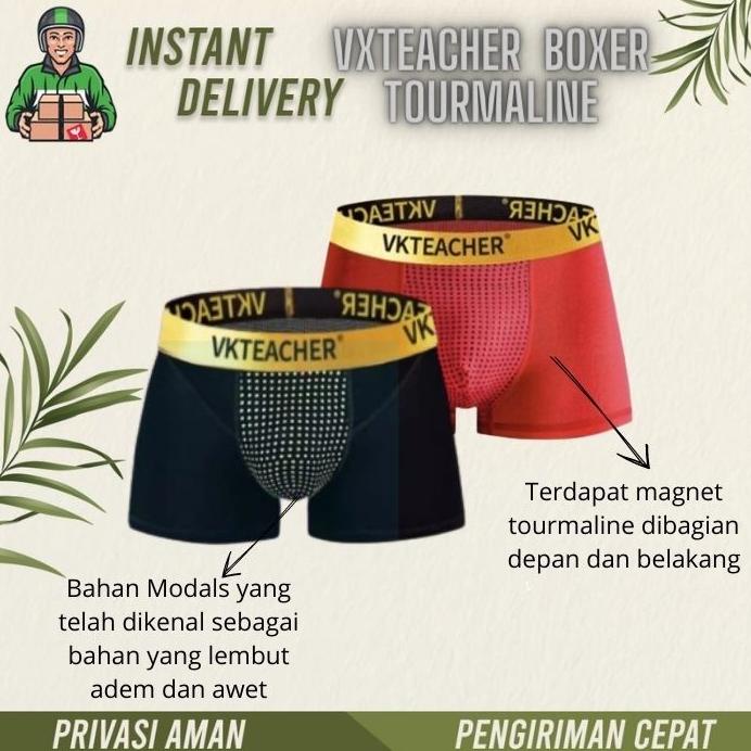 Baru!!! Celana Dalam Pria Anti Radiasi Celana Boxer Magnet Tourmaline Xxl