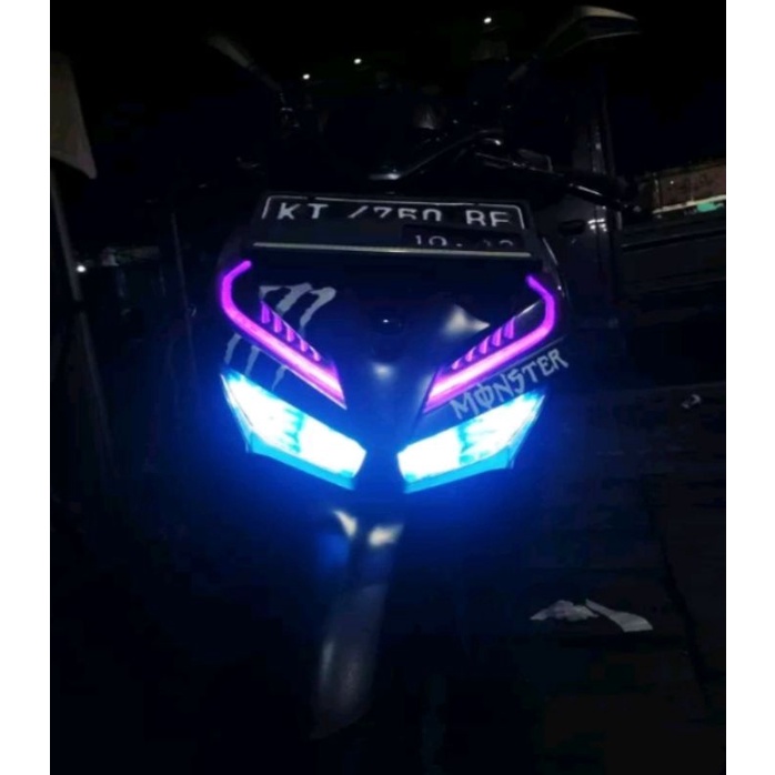 Stiker Alis Dan Lampu Vario 125 Dan 150/ Stiker Polosan / Stiker Lampu Dan Alis Vario New 125 / 150