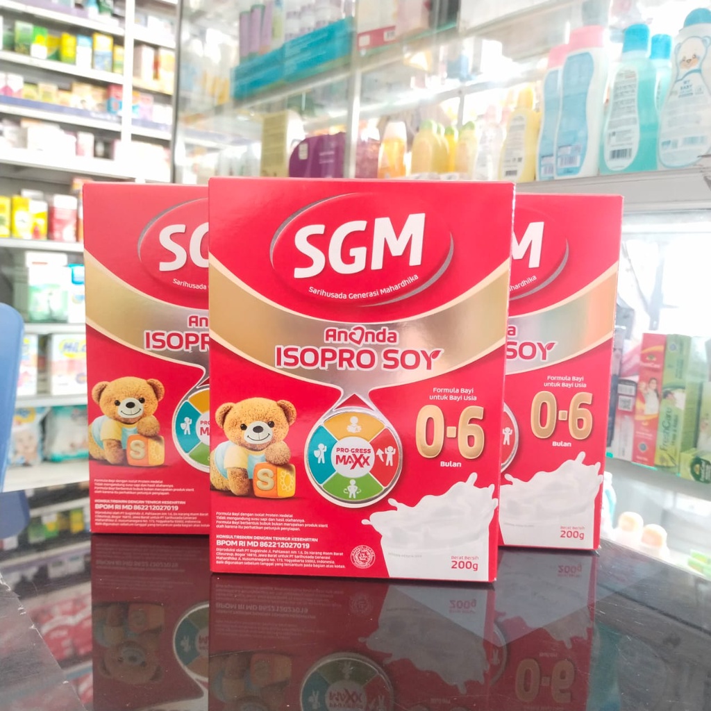 SGM SOYA 0-6 BULAN 200 GR sgm isopro soy isopro soya