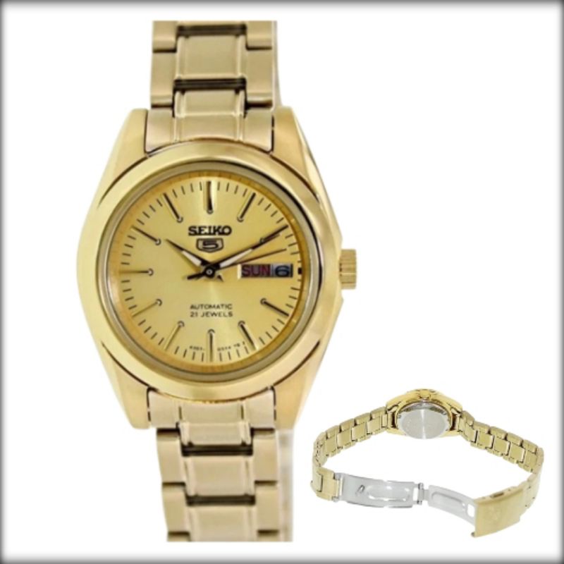 Seiko 5 Ladies SYMK20K1 Automatic Gold Dial SYMK20