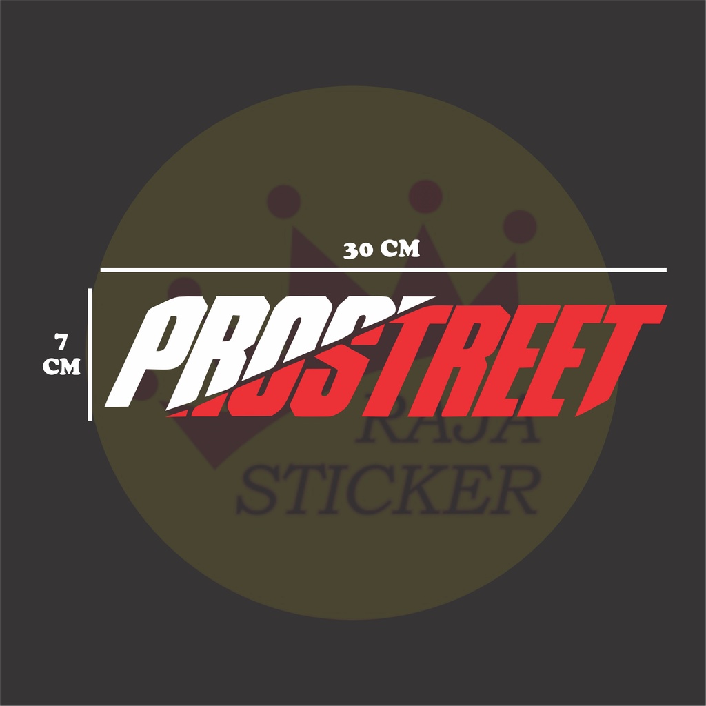 sticker cutting PROSTREET 30CM X 7CM