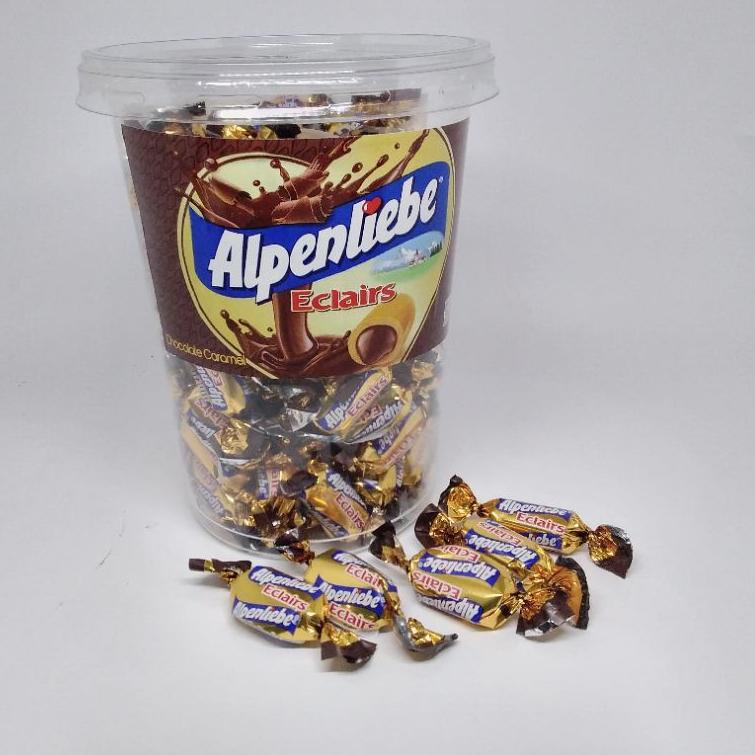 

Laris - ALPENLIEBLE ECLAIRS JAR coklat 1 toples x 100pcs ☒