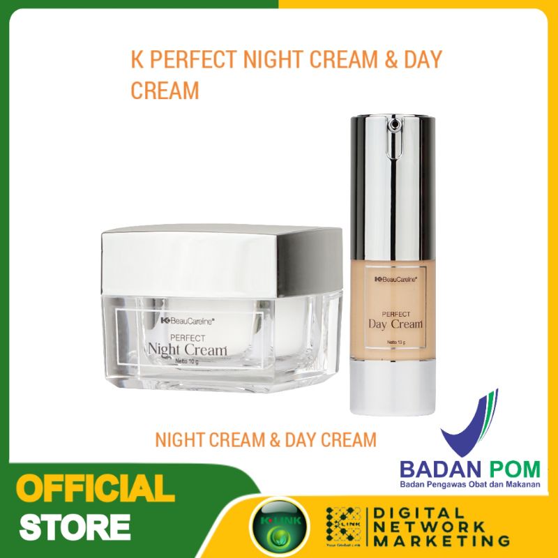 K BEAUCARELINE PERFECT NIGHT CREAM & DAY CREAM ORIGINAL