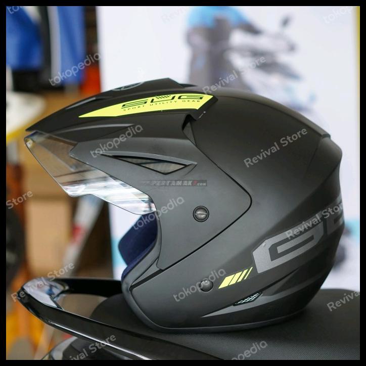 Helm Yamaha Gear Half Face